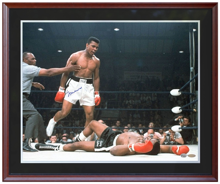 Muhammad Ali Signed 24'' x 30'' Photo -- With Steiner COA